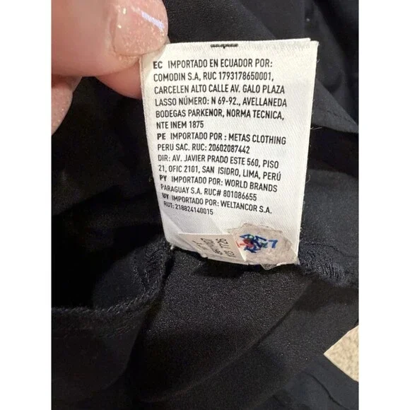 American Eagle Puff-Sleeve Cotton Black Swing Mini Dress Size XS - Picture 8 of 8